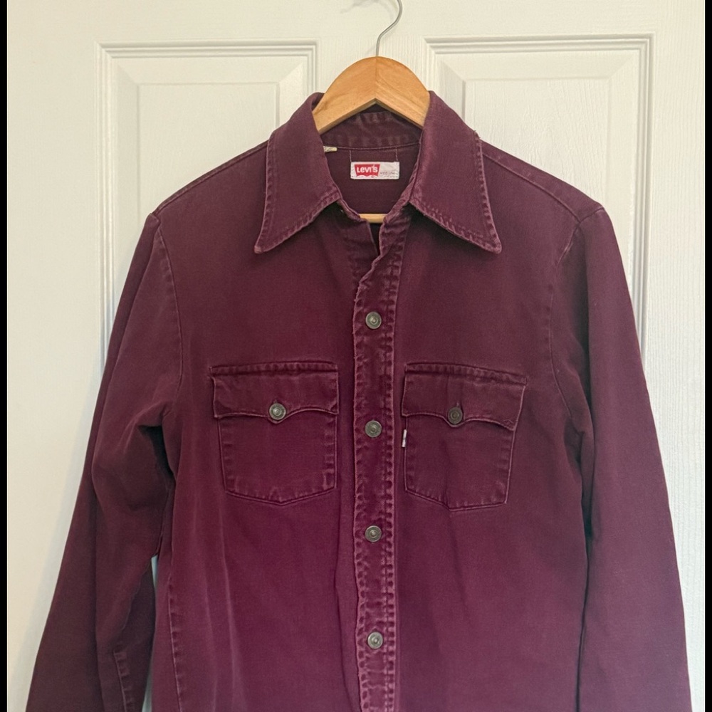 Vintage Levi’s white tab denim shirt